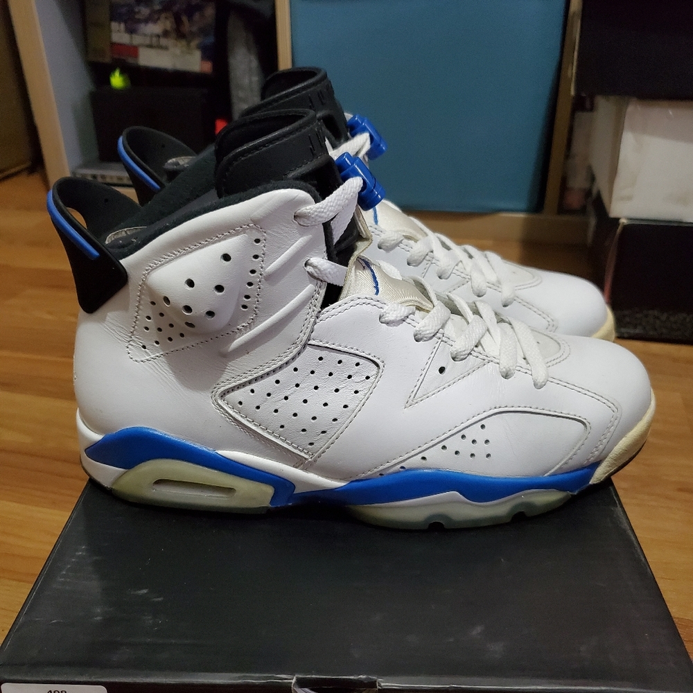 Air Jordan 6 VI Retro Sport Blue (2014) size 8